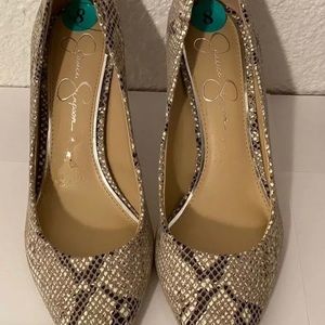 ~NWT~ Jessica Simpson ~ Lacie Snake Print Heels - SZ 8